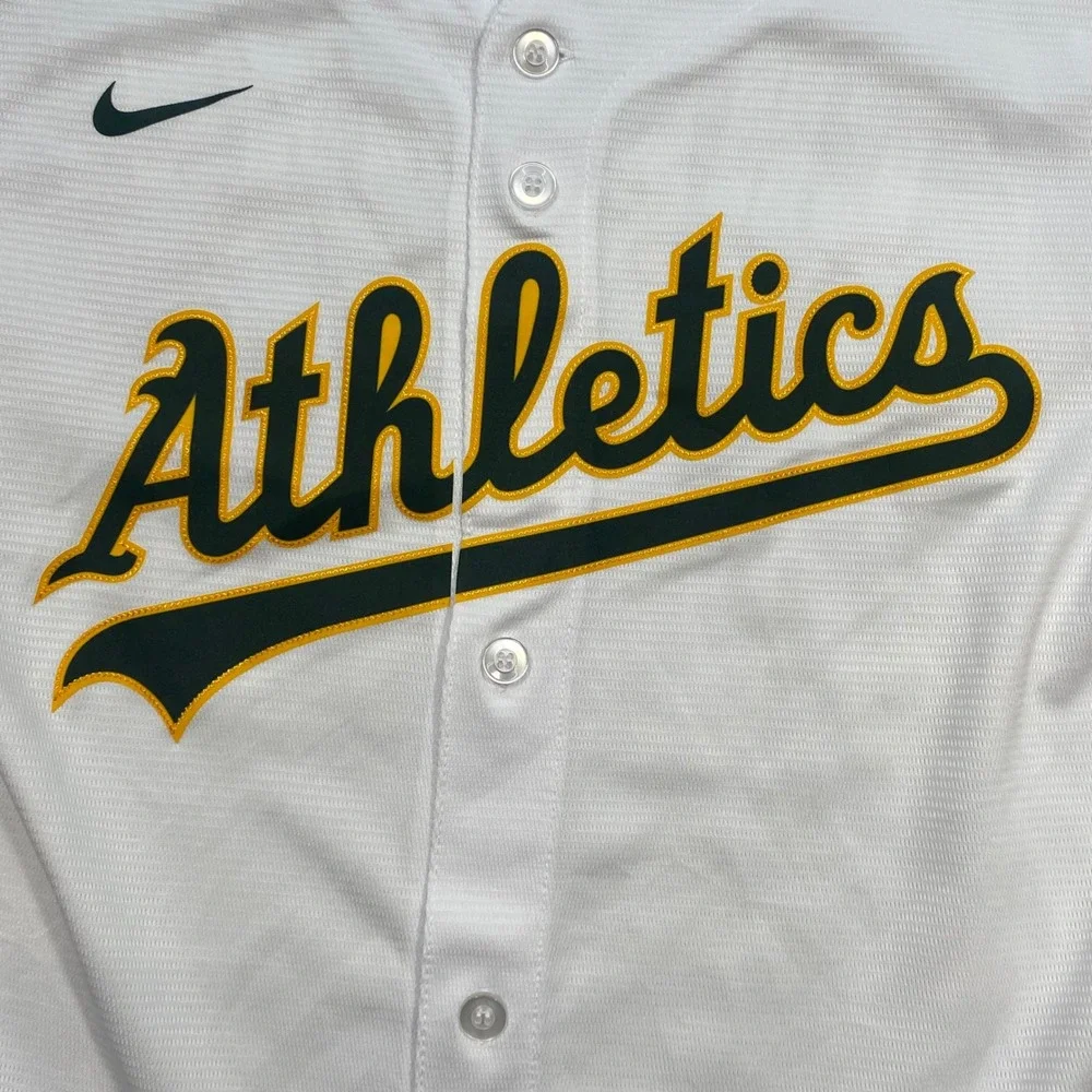 Nike‎ Oakland Athletics Jersey M/10/12 Youth White Matt Chapman 26 Baseball MLB